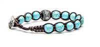 Bracciale Tamashii weel of preyer in Argento Turchese BHS1100-7 - BHS1100-7